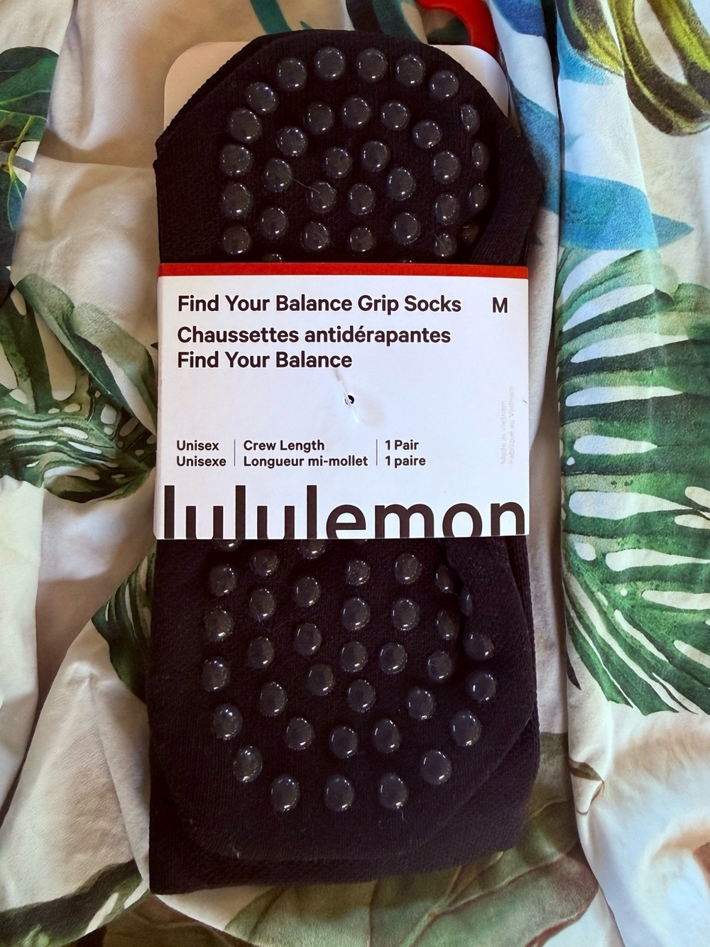lululemon athletica Find Your Balance Grip Socks — Black